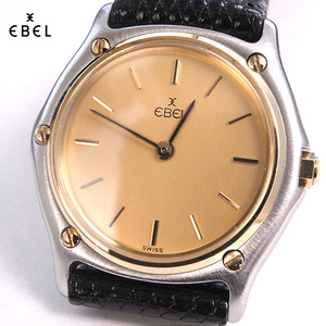  immovable Ebel EBEL#K18YG-SS combination # Gold face lady's 
