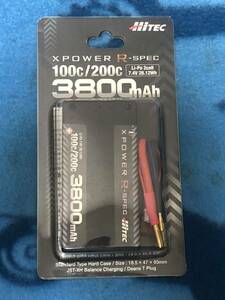  high Tec lipo battery XPOWER HITEC [7.4V/3800/1S size ]