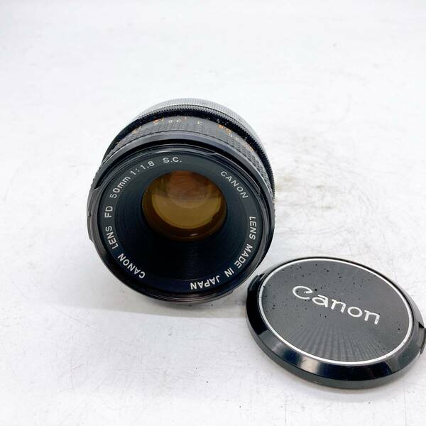 CANON レンズ FD 50mm 1:1.8 S.C. 中古　動作確認済　送料無料