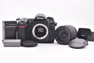 Nikon ニコン D200 ブラックボディ デジタル一眼レフカメラ + SIGMA シグマ DC 18-200mm F/3.5-6.3 レンズ (t8212)