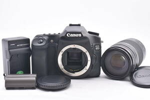 CANON キヤノン EOS 40D ブラックボディ デジタル一眼レフカメラ + EF 75-300mm F/4-5.6 III レンズ (t8280)