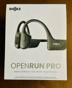 1円売り切り　美品 SHOKZ OpenRun Pro S810 骨伝導 ワイヤレス イヤホン スポーツ/ブラック/動作品