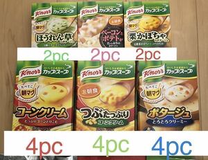  Ajinomoto kno-ru cup soup 18 pack set Point consumption .