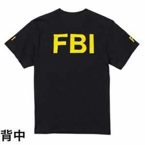 送料無料　FBI 連邦捜査局 捜査員　Tシャツ ブラック L サバゲー