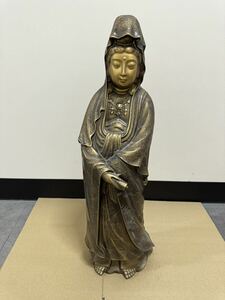 文殊菩薩 像 仏教美術 銅像 時代物 縁起物 置物 仏像 