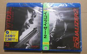 １円～新品未開封Blu-ray2枚セット/イコライザー1,2　デンゼル・ワシントン