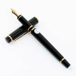 PILOT パイロット GRANCE グランセ 万年筆 14K 585 刻印 Fニブ 細字 ブラック 筆記用具 文房具 #36492