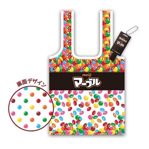 明治 お菓子のぱっけーじ はぐこっとーと マーブル エコバッグ
