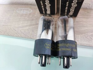 35Z5GT　Westinghouse　真空管2点セット　動作未確認　ジャンク品　元箱付き　宅急便コンパクト