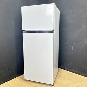 展示品 ハイセンス ノンフロン冷凍冷蔵庫 【中古】動作保証 Hisense HR-B12HW 124L 2ドア 2023年製 ホワイト 家電製品 054070 /20781