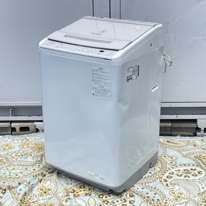 送料無料 日立 全自動洗濯機 【中古】動作保証 HITACHI BW-V80H 8.0kg ホワイトラベンダー 054058 C/20761