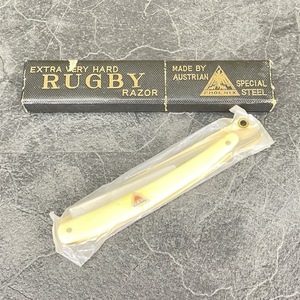 西洋カミソリ 【未使用保管品】 PHOENIX RUGBY RAXOR 剃刀 理容 美容 床屋 ヴィンテージ 072 / 57839