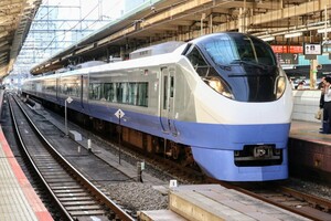 ☆[1-4488]鉄道写真:JR E657系(フレッシュひたち青塗装)☆KGサイズ