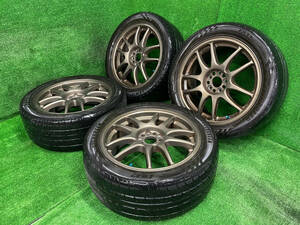 Impreza等に WORK EMOTION CR KAI 17×7J OFF47 5H PCD100 EVERGREEN EU72 215/50ZR17 Must Sell!!