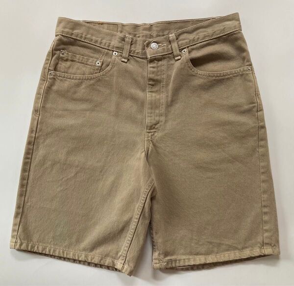 Levi’s 00s 米国製 550 ハーフパンツ W33 ベージュ
