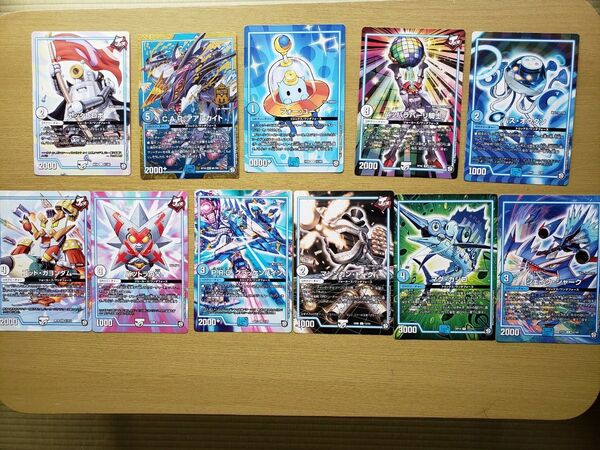 デュエルマスターズカード フォーユー ゴッドガヨンダム バツトラの父 PRDクラッケンバイン マシンガントーク ヤッタレロバ