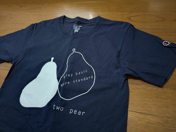 Champion　two pear Tシャツ　ネイビー