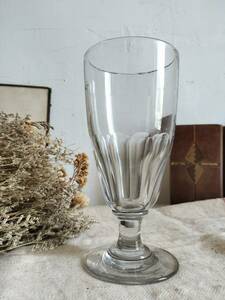 フランス　アンティーク　大きい　グラス　吹きガラス　1900年美品