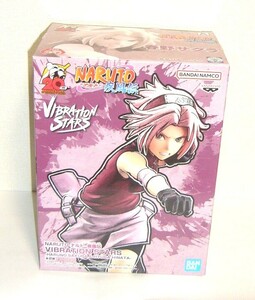 ★未使用★春野サクラ フィギュア NARUTOナルト疾風伝VIBRATION STARS HARUNO SAKURA＆HYUGA HINATA DXF　バンプレスト一番くじmasterlise