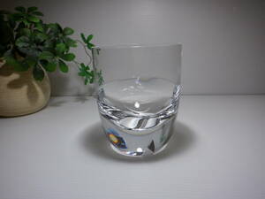 [1 иен ~]HOYA Hoya crystal толщина низ V cut вулканическое стекло Old мода Vintage стакан 