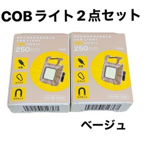 ダイソー CODライト 2点セット 新品 250ルーメン ベージュ
