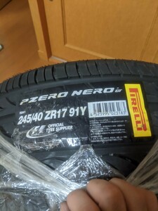  245 40 17 PIRELLI　P ZERO NERO GT 　ピレリ　ピーゼロ　ネロ　未使用?