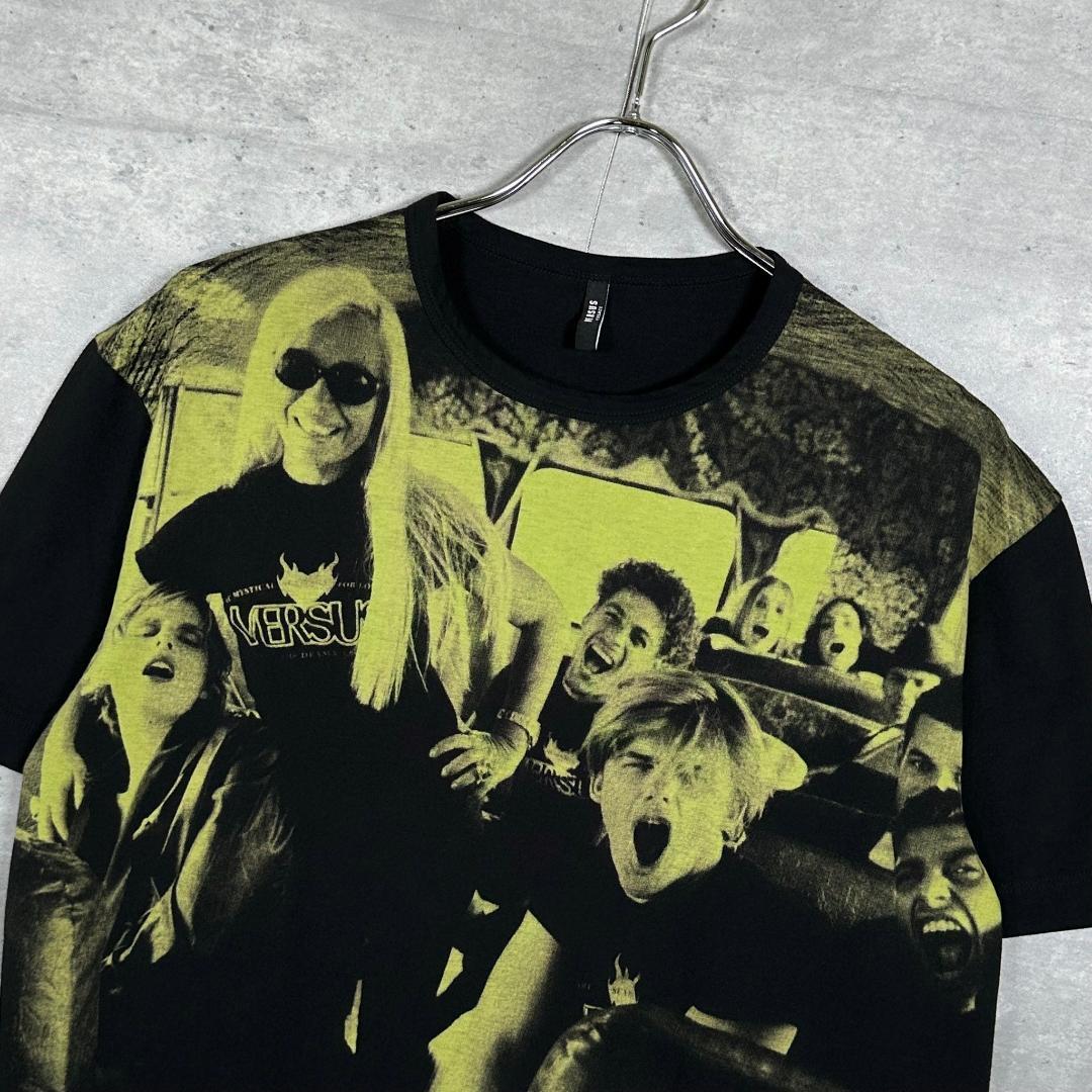 『VERSUS VERSACE』ヴェルサーチ (M) フォトプリント Tシャツ 『VERSUS VERSACE』ヴェルサーチ (M) フォトプリント Tシャツ