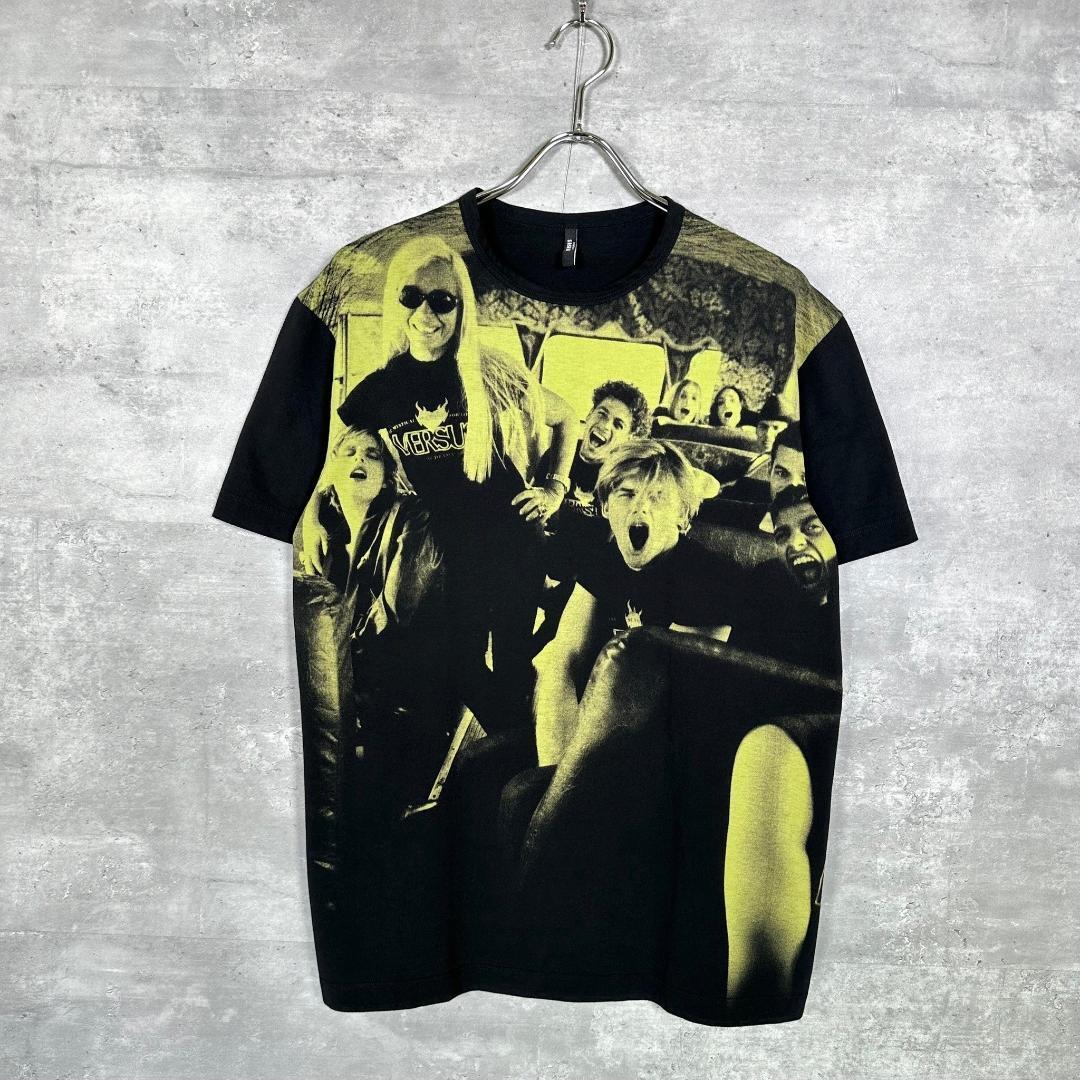 『VERSUS VERSACE』ヴェルサーチ (M) フォトプリント Tシャツ 『VERSUS VERSACE』ヴェルサーチ (M) フォトプリント Tシャツ