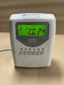 K3066amano time recorder MX-100 AMANO somewhat scratch equipped 