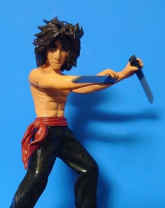 [ ninja ... 100 ground three futoshi Hara ] custom figure approximately 10cm * ninja figure * historical play figure * kung fu figure *