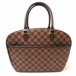 中古 ルイヴィトン サリア・オリゾンタル ダミエ ハンドバッグ N51282 Sランク ブラウン レディース LOUIS VUITTON【送料無料】【三田店】