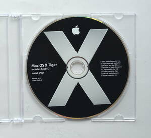 Mac OS X10.4 Tiger 正規販売 フルインストール DVD only + 0SX10.4.11Combo Updata/0S9.2.2 Classic環境構築/QT7.6 