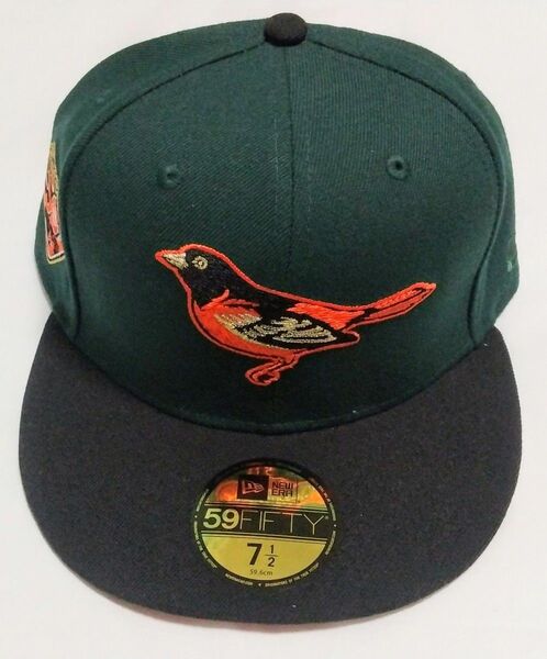 Newera 7 3/8 新品 59FIFTY 50周年 Orioles ニューエラ キャップ 帽子 野球