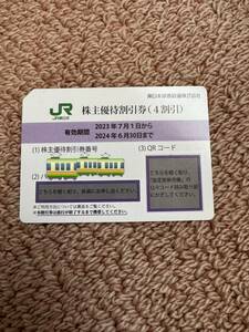 JR東日本 株主優待割引券　コード通知のみ
