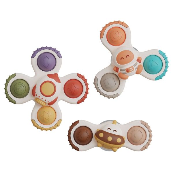 赤ちゃん おもちゃ スピナー ベビー ハンドスピナー 新品 3点セット