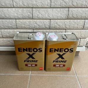 エネオス　X PRIME ENEOS エックス　プライム　5w-40 4L 2缶　8L