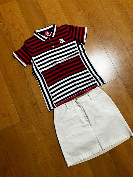 アルチビオ　レディースゴルフウェア　上下セット　サイズ38 半袖ポロシャツ スカート