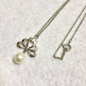 MIKIMOTO ミキモト　ネックレス アクセサリー ペンダント パール 真珠　シルバー　silver starring 925 necklace accessory jewelry