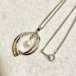 MIKIMOTO ミキモト　ネックレス アクセサリー シルバー系 ペンダント 真珠　パール　silver starring jewelry accessory necklace 925
