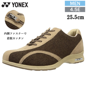 M30AW BEDBR 25.5cm Yonex YONEX power cushion walking shoes men's shoes wide width wide 4.5E mesh fastener 