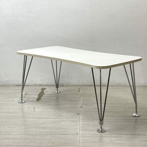 ● カルテル Kartell マックステーブル MAX TABLE ホワイト ミーティングテーブル 固定脚 フェルーチョ・ラヴィアーニ 定価￥197,500- A