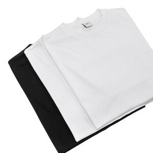 新品 XL ovy FineCotton Basic 3pac T-shirts ホワイト2枚&ブラック1枚セット ロンハーマン