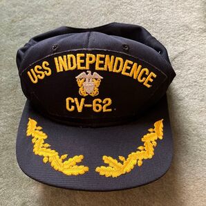 アメリカ空母 インデペンデンス 乗組員 キャップ アメリカ製。