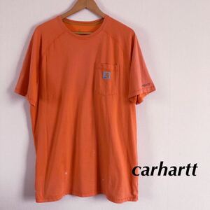 carhartt /RELAXED FIT /カーハート /メンズXL 半袖Tシャツ トップス ポケットTシャツ ラグランスリーブ ワーク アメカジ USA古着