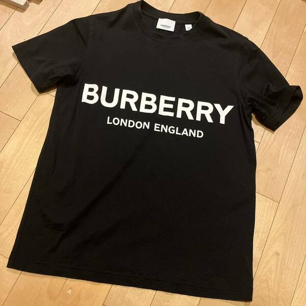 BURBERRY バーバリー ロゴ Tシャツ 黒 半袖Tシャツ XS