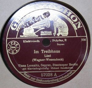 12.SP* Germany record * Teana Lem nitsuTiana Lemnitz;mihya L lau is before Michael Raucheisen* greenhouse ..Im Treibhaus/ dream Traume/C-30