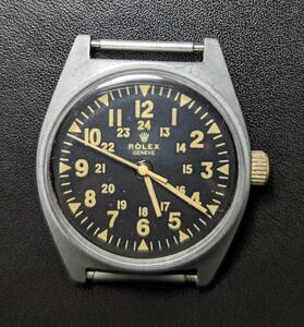 [ antique ROLEX] Rolex military wristwatch machine hand winding Vintage Vietnam war operation goods army for clock used 