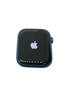 Apple (アップル) Apple Watch Series 7 GPSモデル アルミニウム テキスタイルフィットバンド MKNR3J/A 45mm ブルー 家電/027M