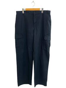 DICKIES (ディッキーズ) ワークパンツ T/C カーゴパンツ ジップフライ 古着 6ポケット コットン 7113038BK 38×32 ブラック メンズ/004