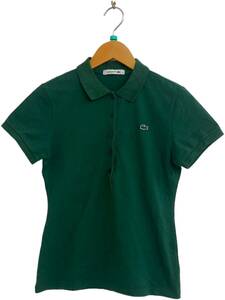 LACOSTE (ラコステ) ポロシャツ 半袖 レディースウェア ロゴ コットン ポリウレタン ワンポイント PF949E M グリーン レディース/004